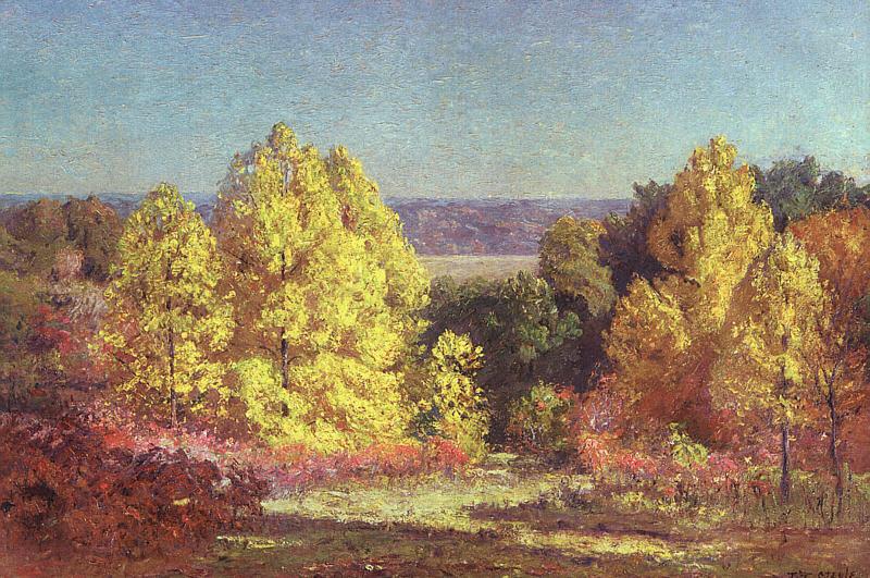 Theodore Clement Steele The Poplars oil painting picture